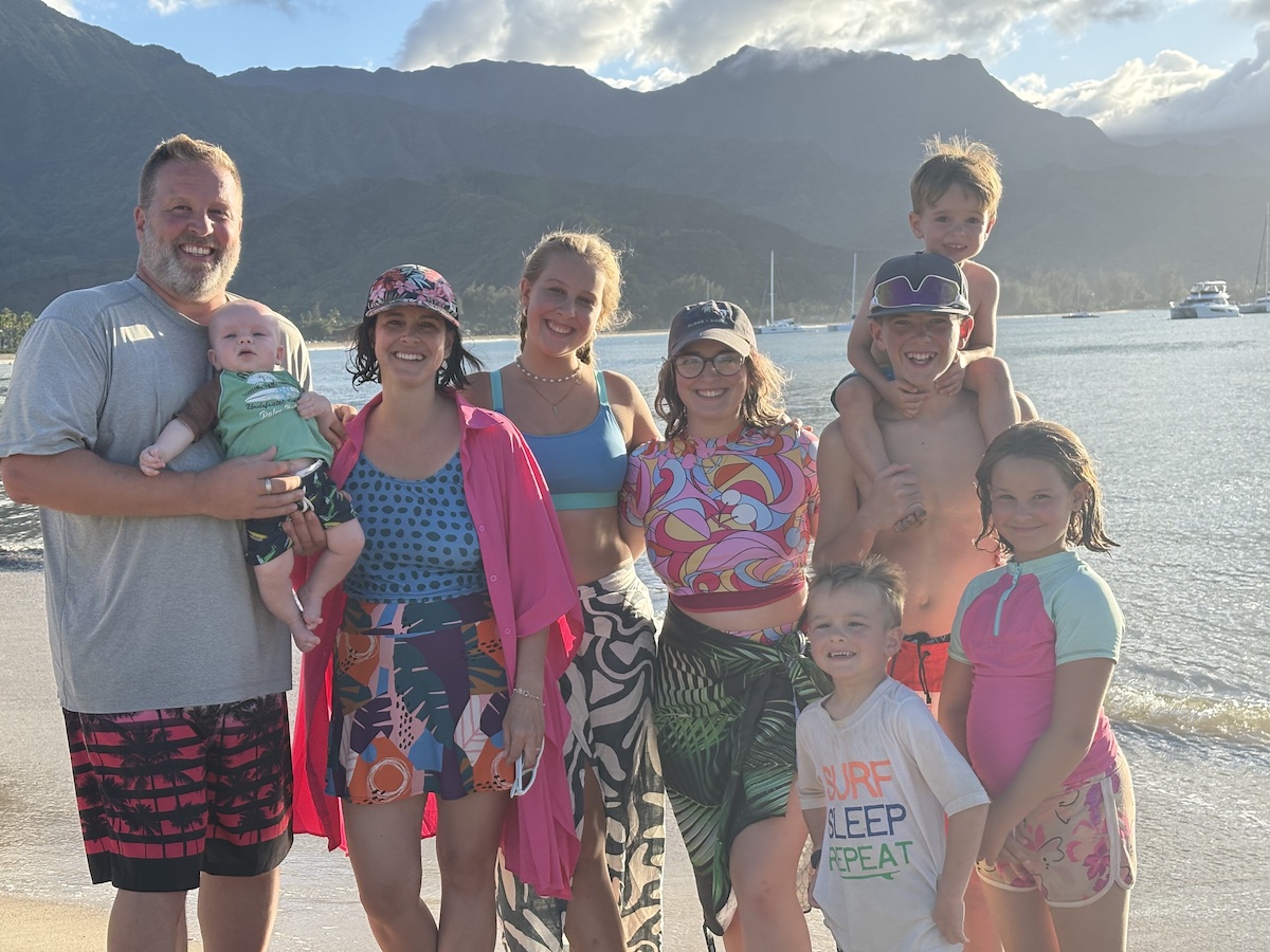 Family at Hanalei